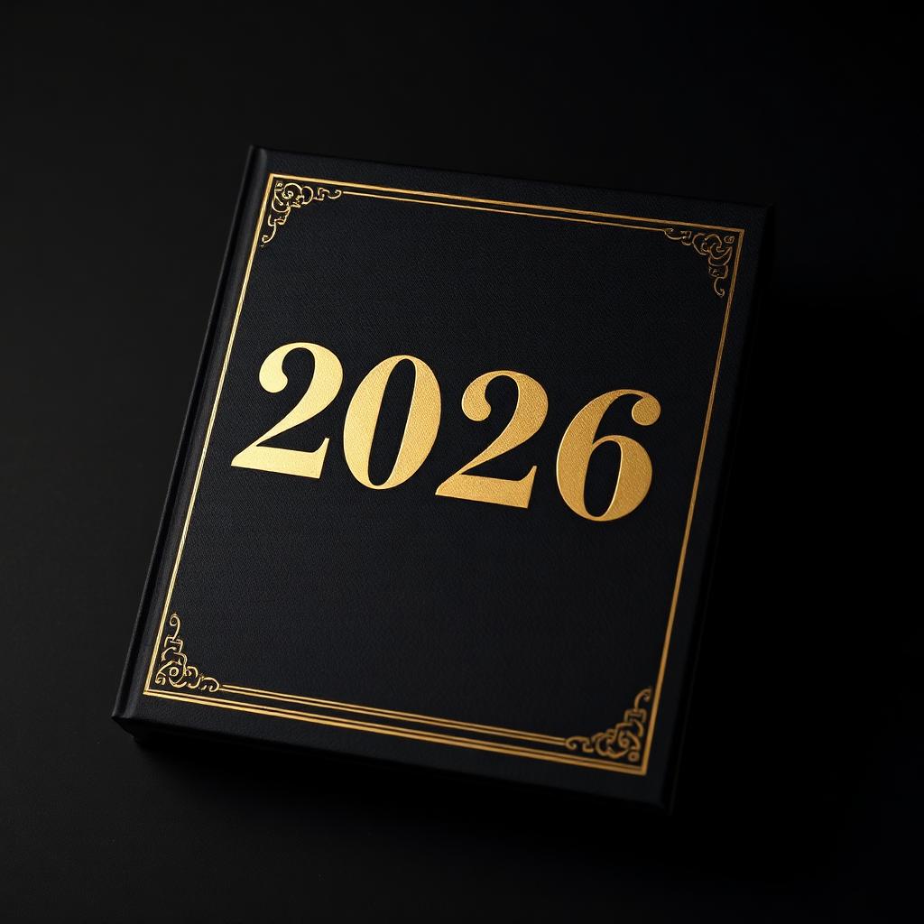 2026 Calendar — Gold Foil